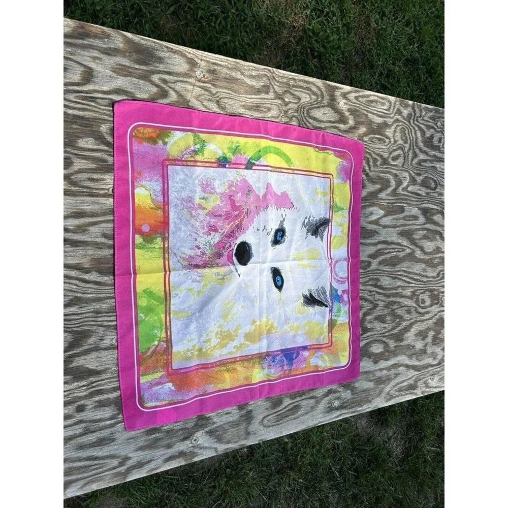 Girls‎ Scouts Little Brownie Baker Bandana Scarf Wolf Pink whimsy spring